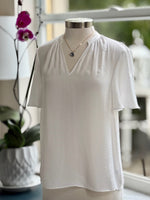 white satin blouse top 