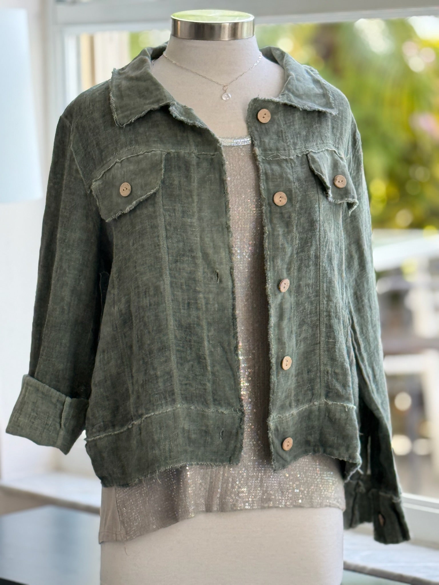 Italian Olive Jacket
