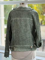 Italian Olive Jacket back