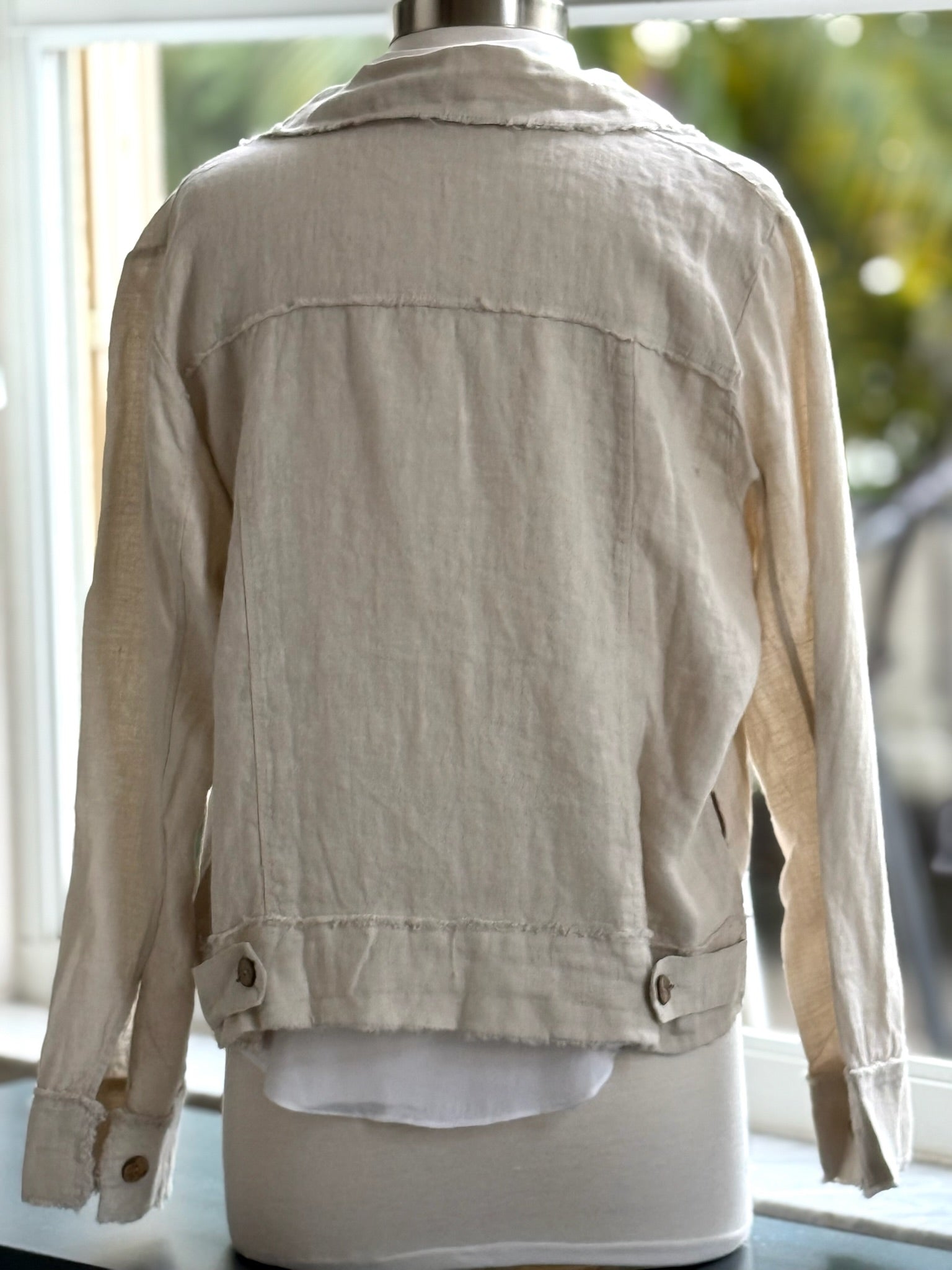 Italian Beige Jacket back