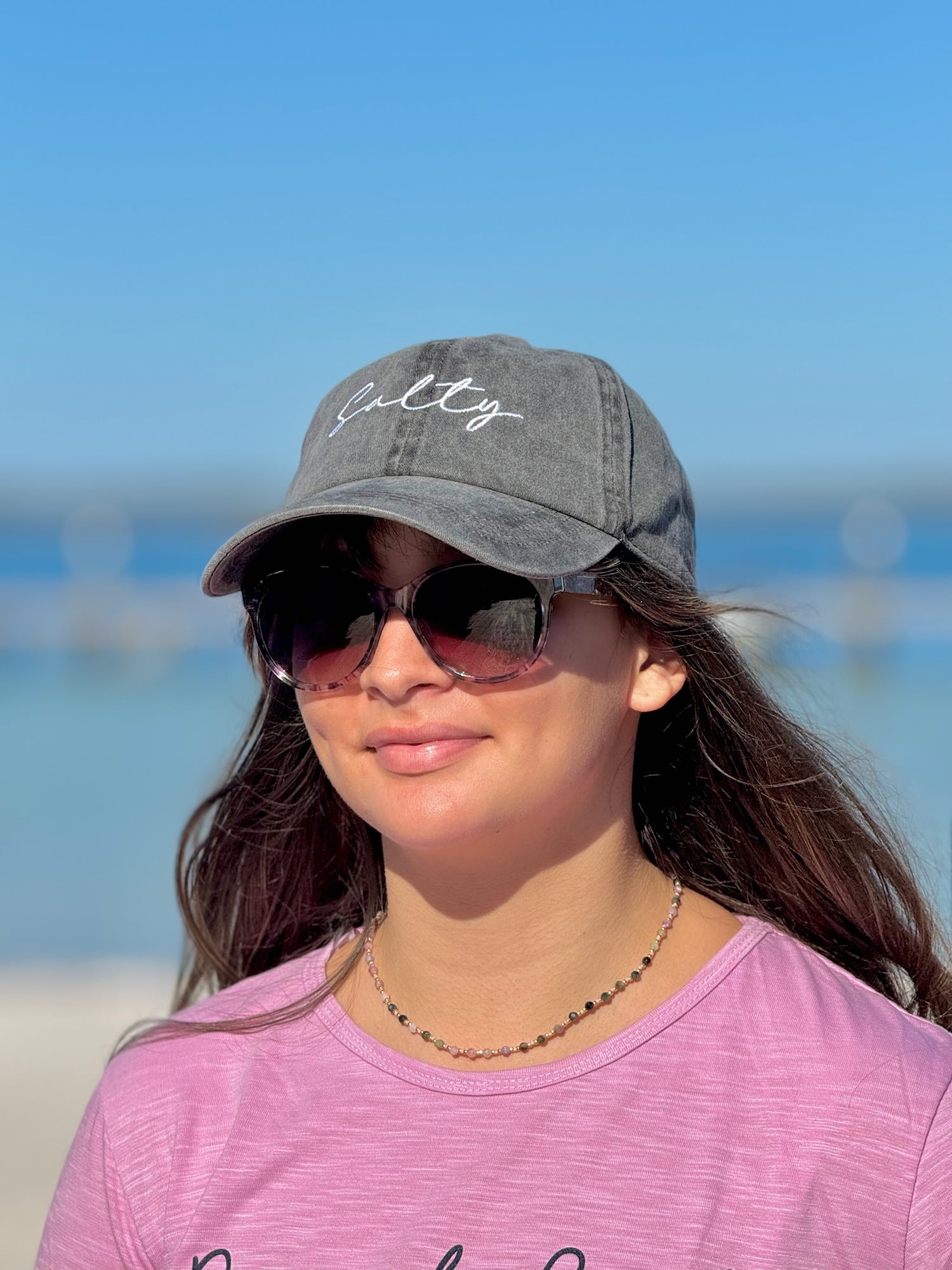 Salty Baseball Cap in Black