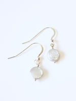 Simple light grey pearls on sterling silver