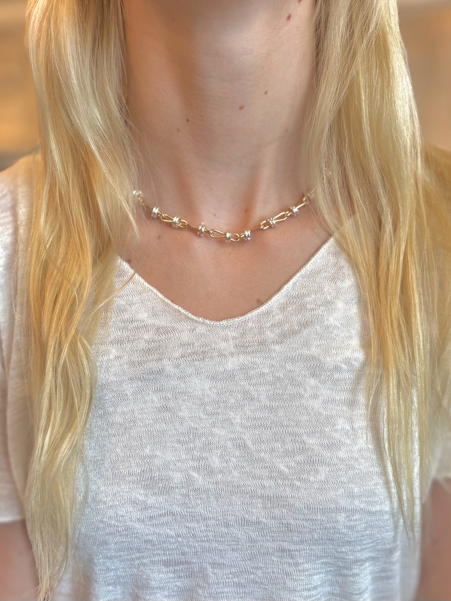 Mixed metal Necklace 