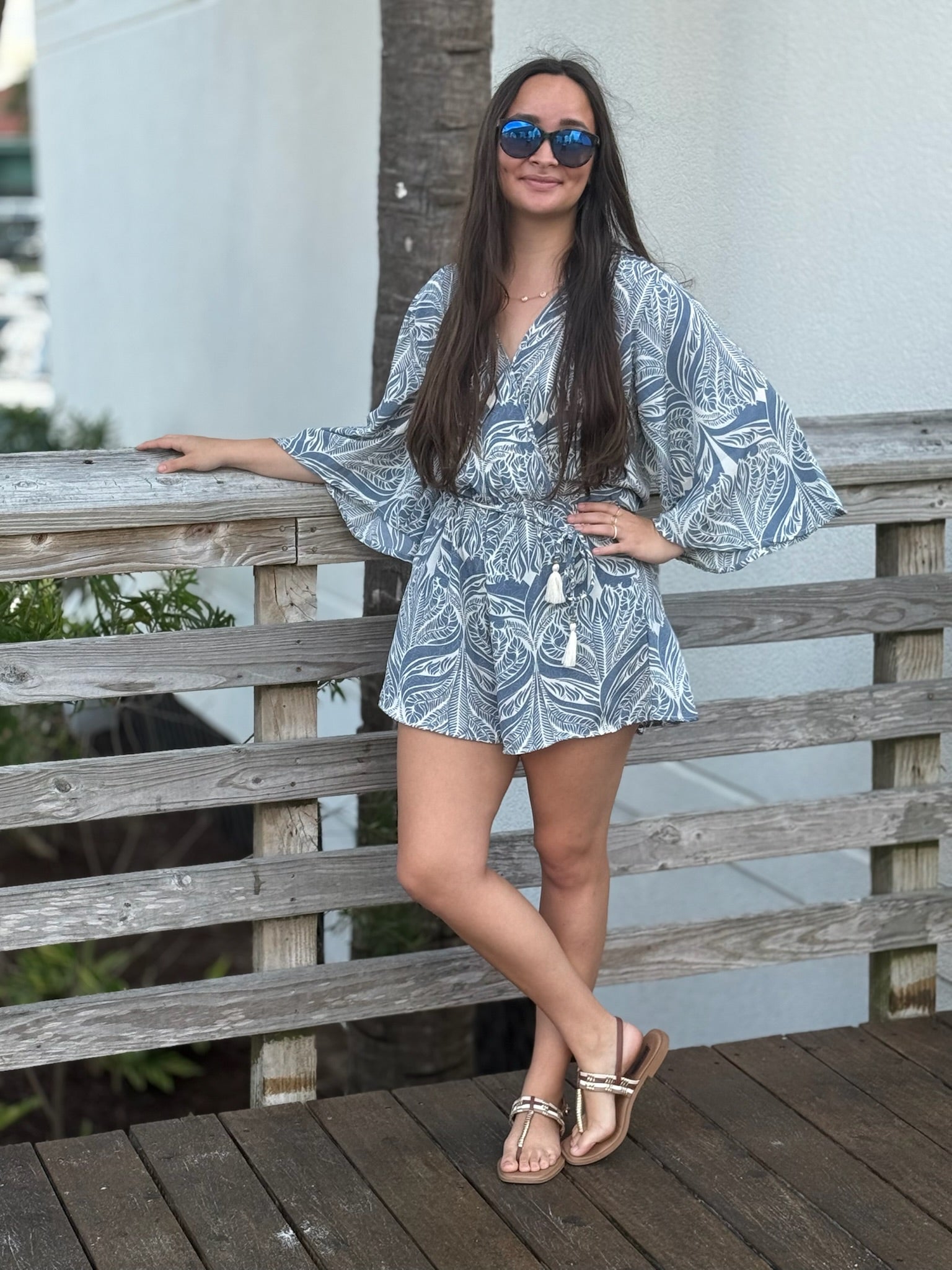Blue Romper