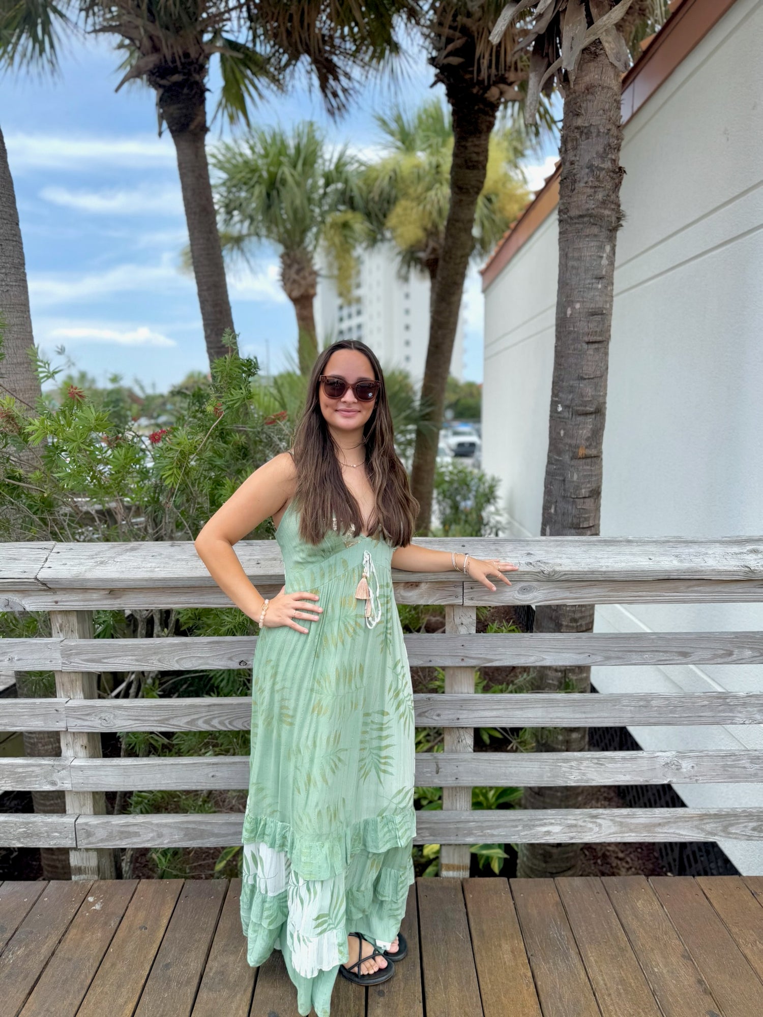 Peyton Dress in Green