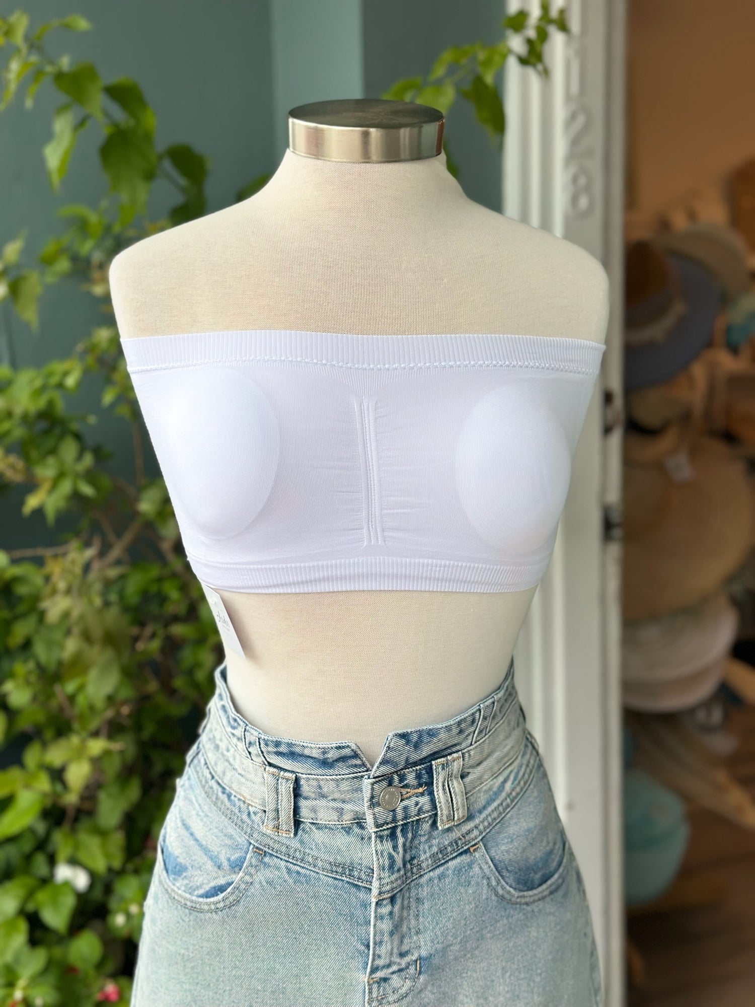 white bandeau