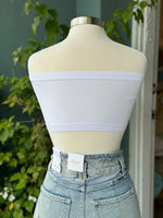 back of white bandeau
