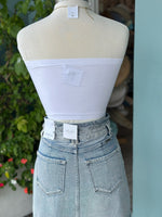 white bandeau back