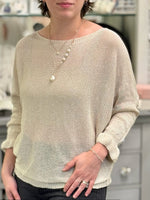 necklace shown layered with a longer statement necklace