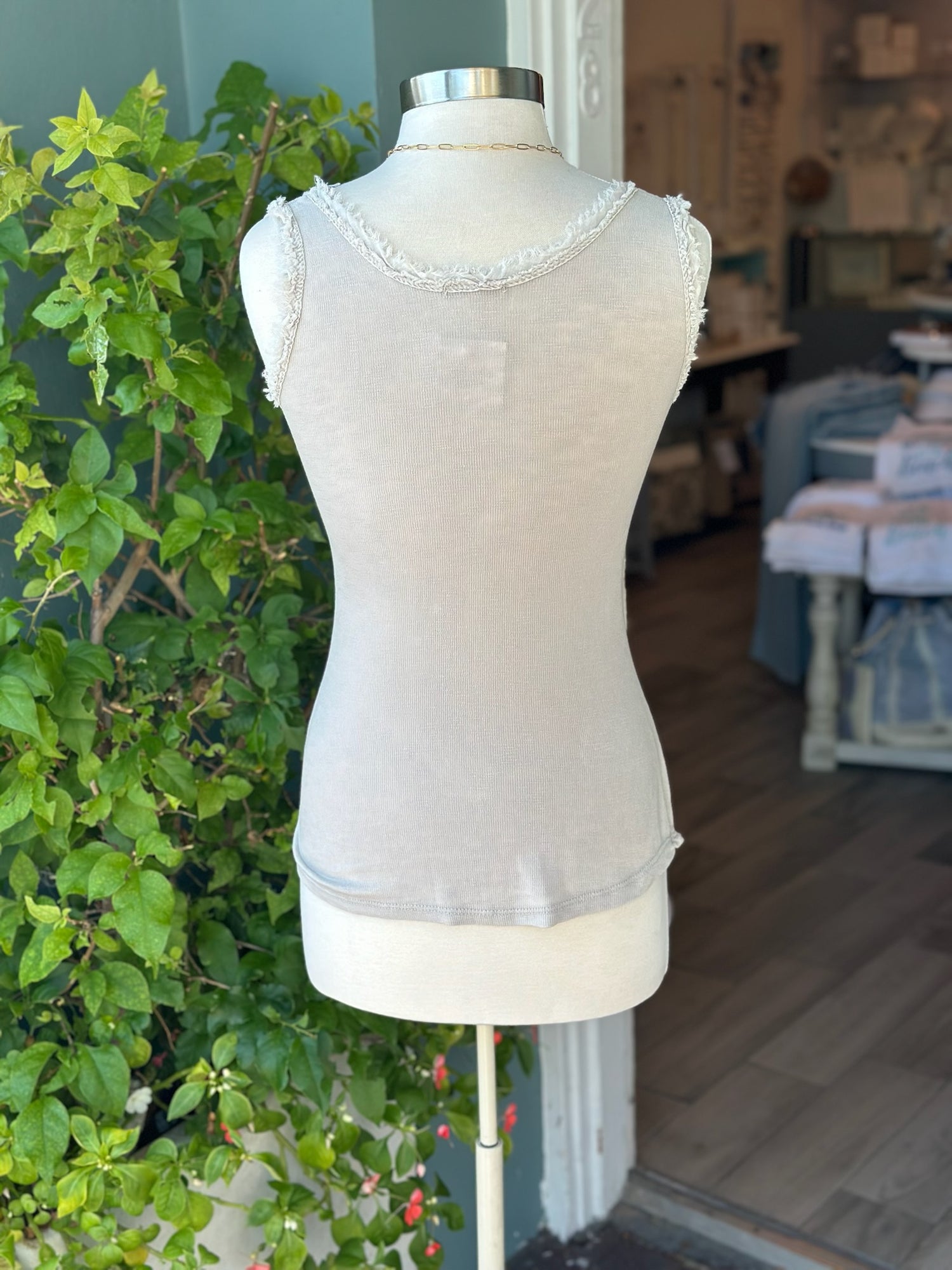 Beige Tank Back