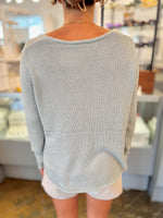 Back of Beach Sweater in Sage