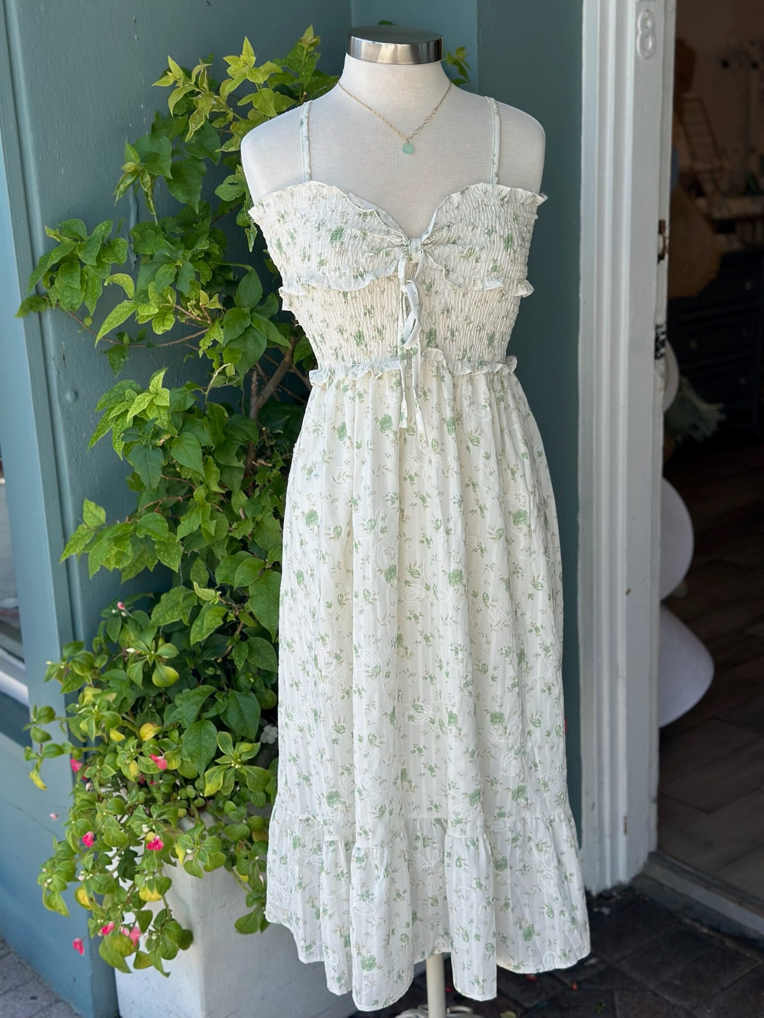 Lila Dress in Sage