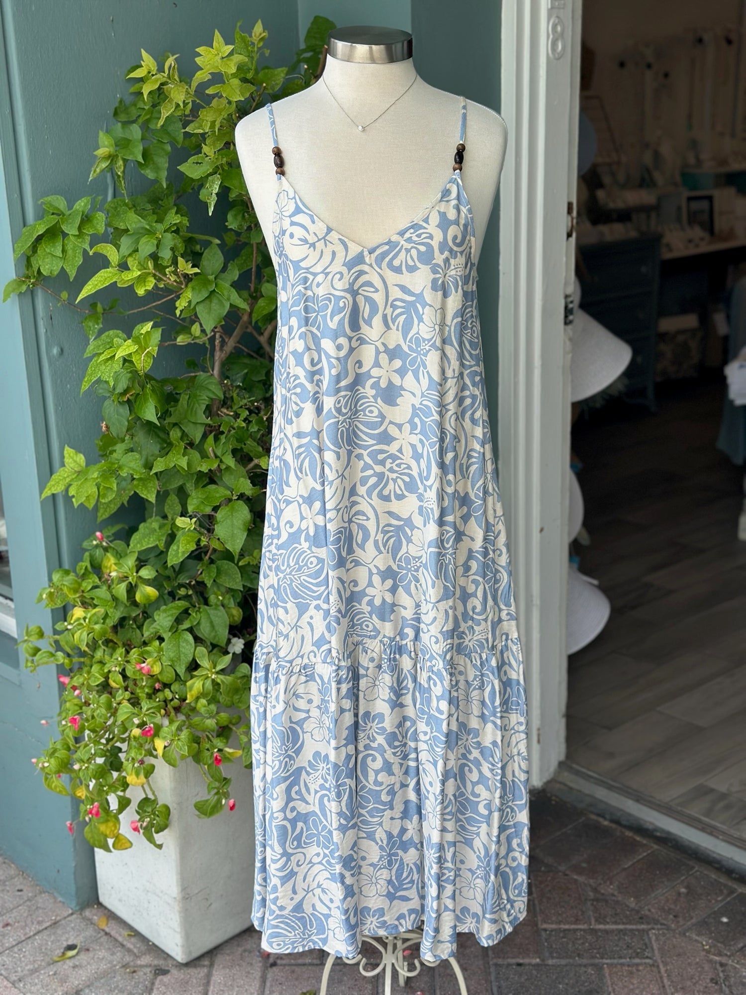 Dress Blue Floral