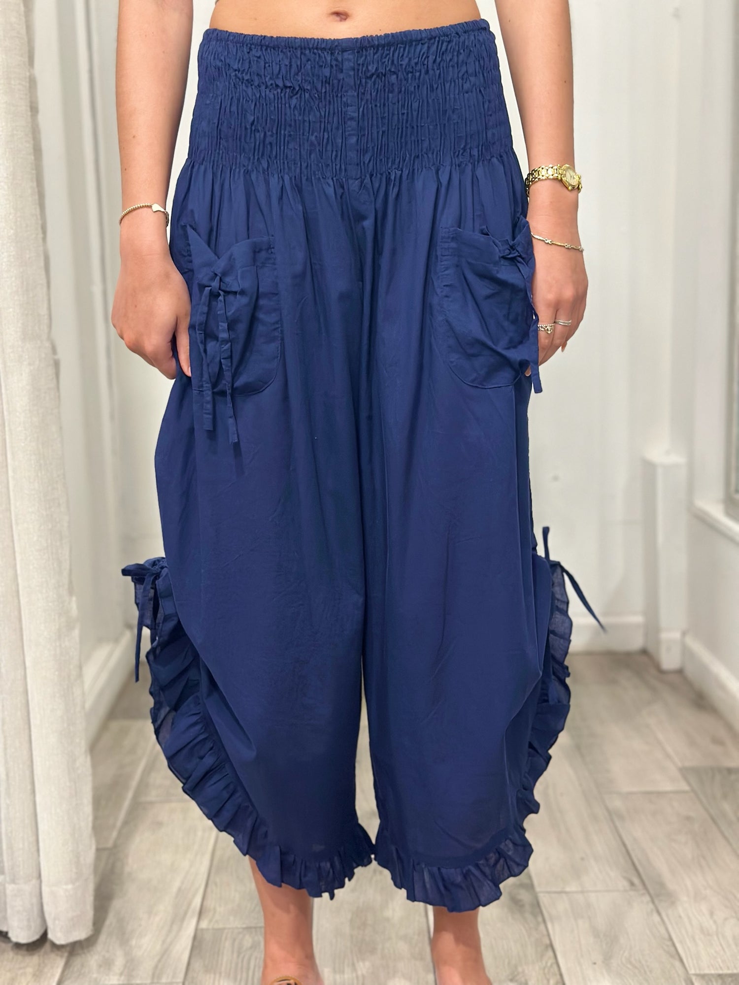front view of one size pants