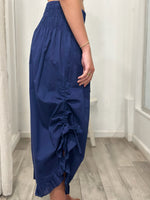side view of pants on woman