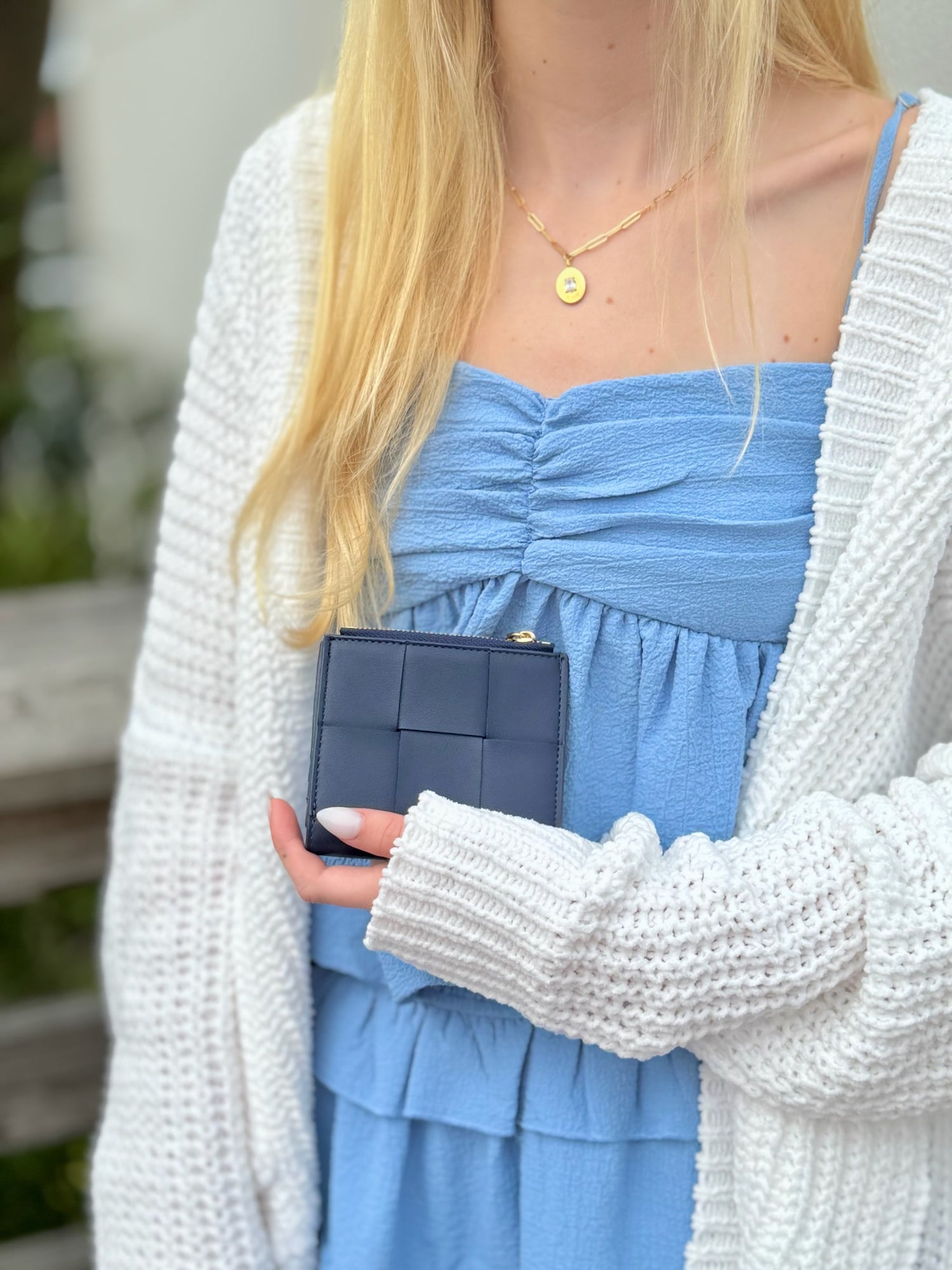 Amelia Wallet in Navy