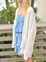 Side of Blair Cardigan in White