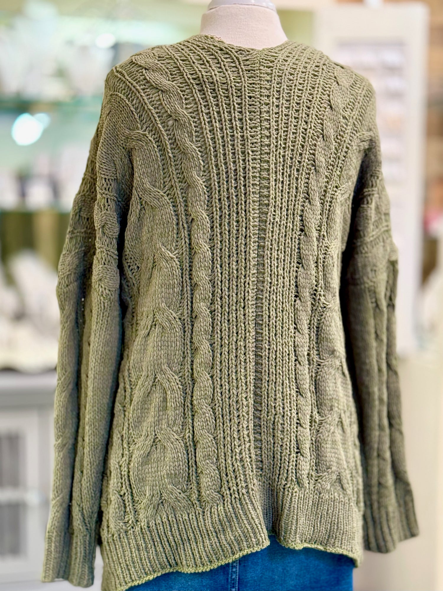 Ida Cardigan - green