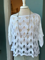 White wave crochet 