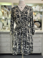 front view of long sleeve dress
