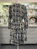 Back view of Long sleeve dress