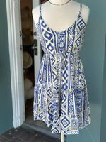 Blue Aztec dress 