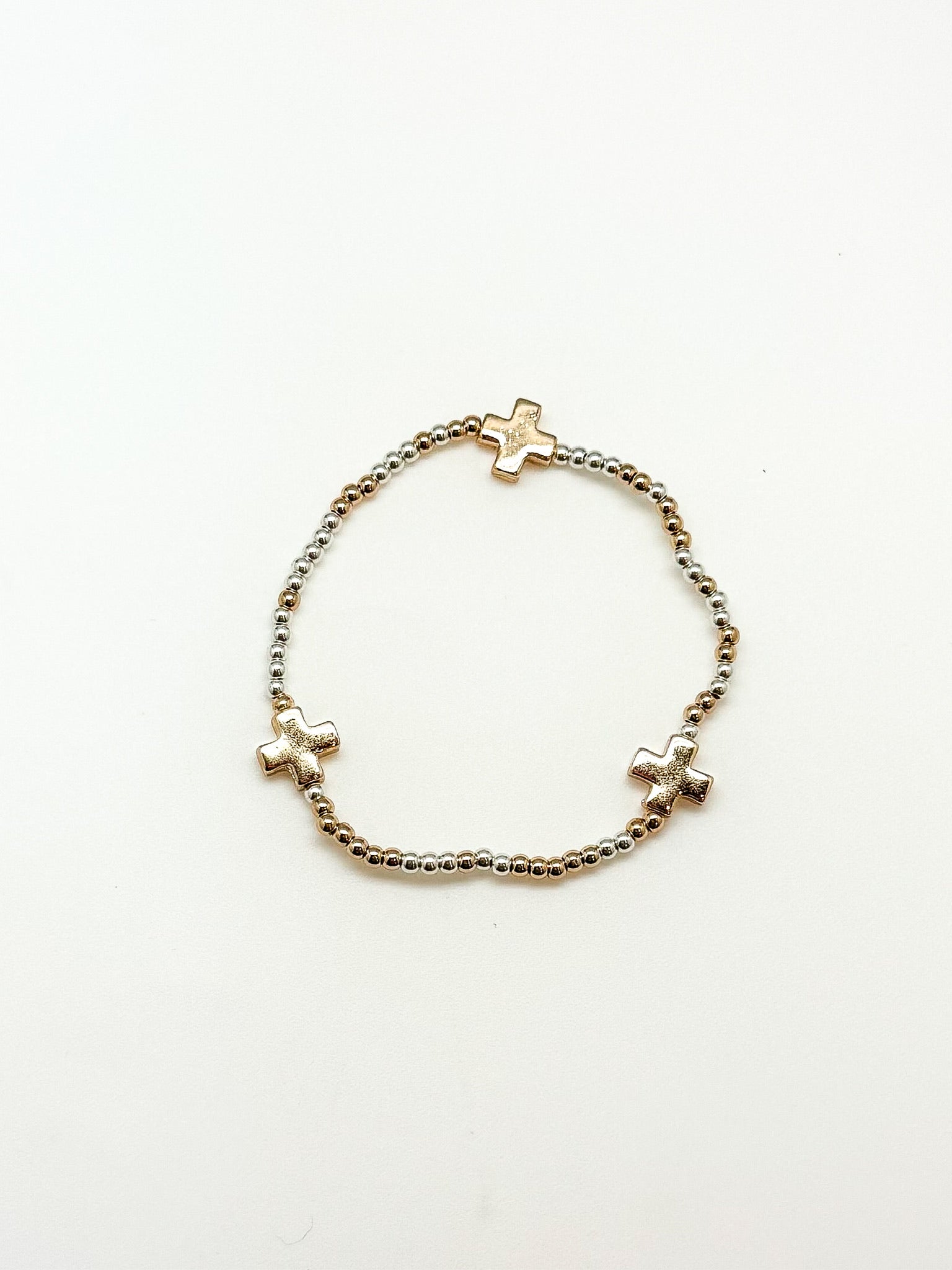 Mixed metal bracelet 