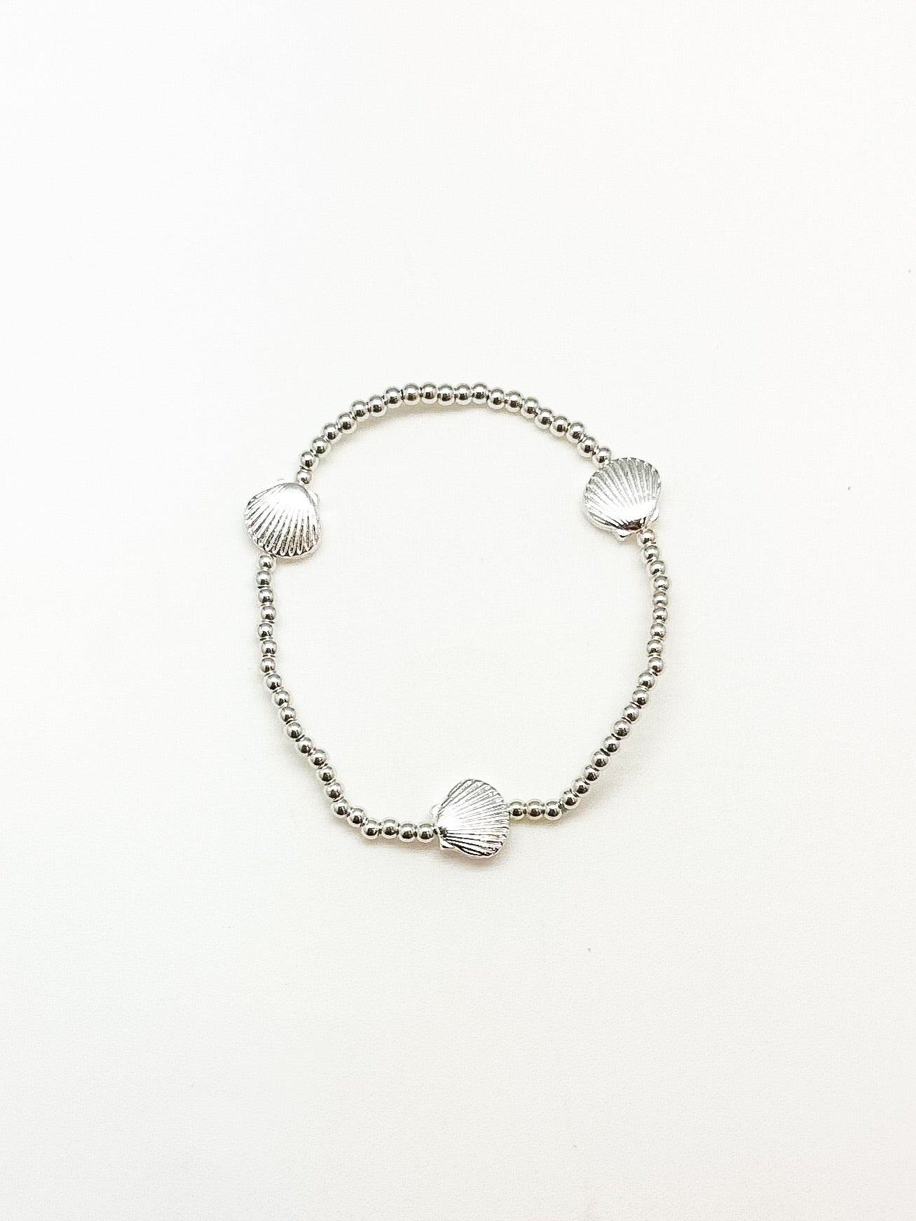 Silver Seashell Bracelet 