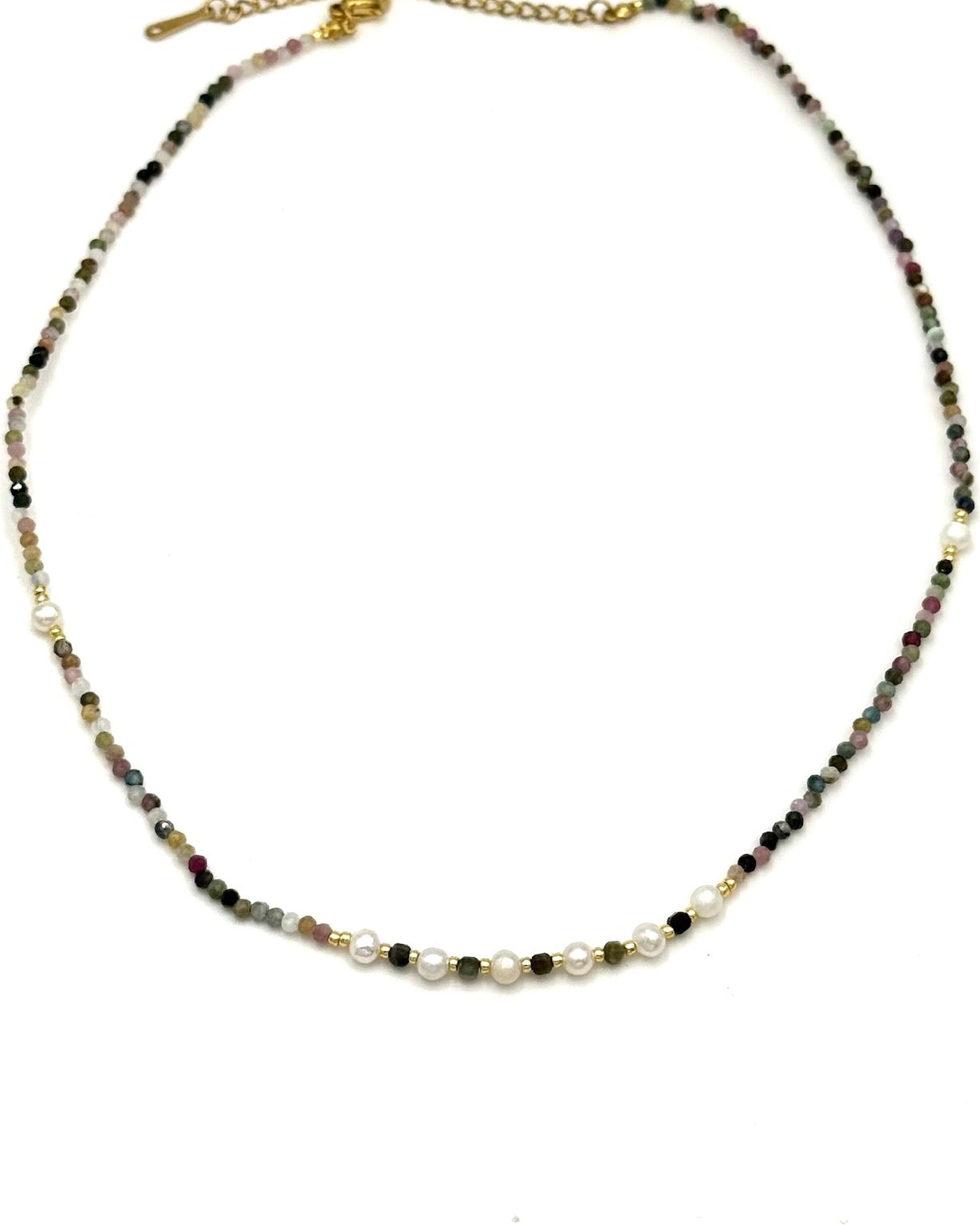 Tessa Tourmaline & Freshwater Pearl Necklace