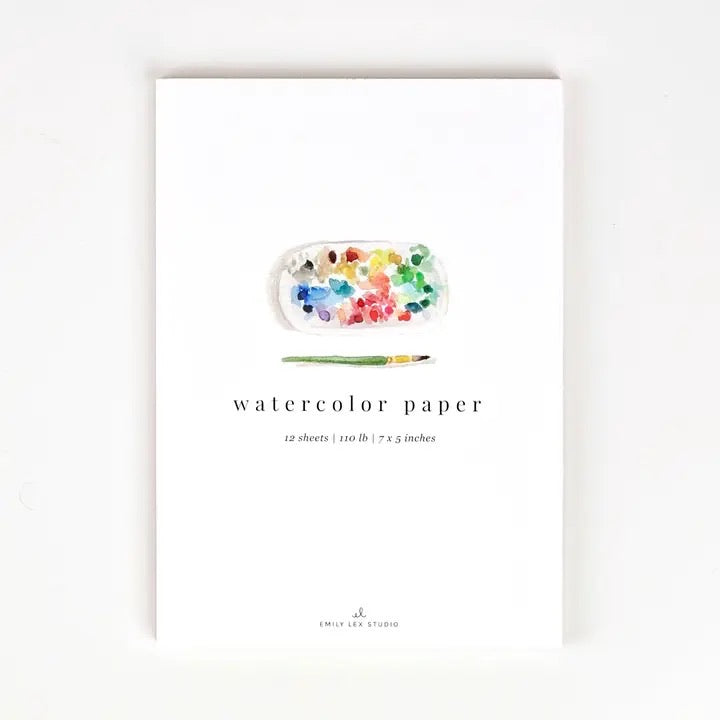 Watercolor Paper Pad 5" x 7"
