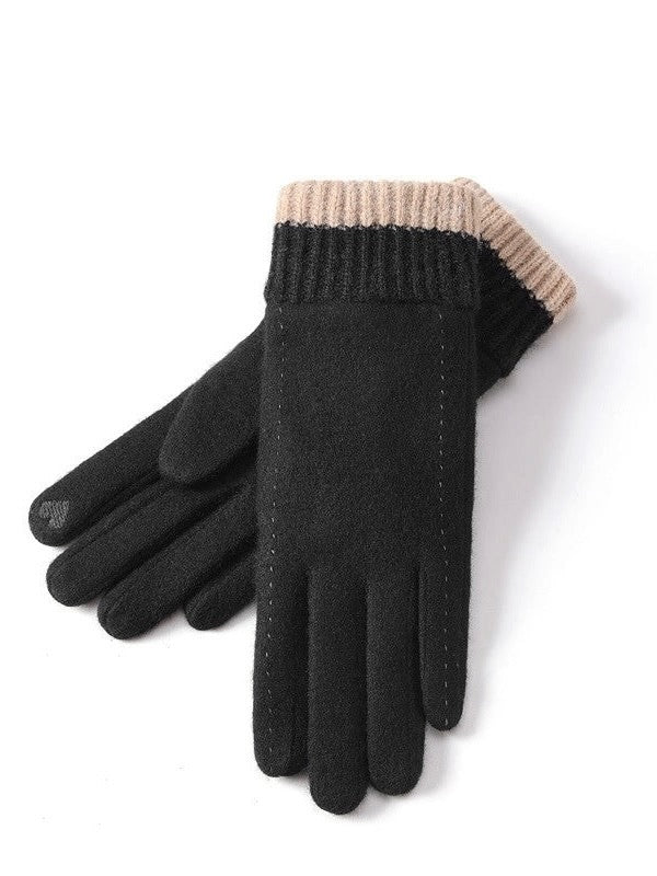Greta Winter Gloves in Black