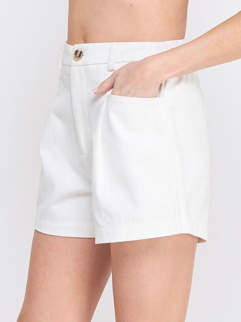 white shorts