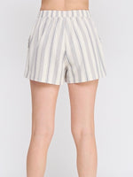 Off white & Blue striped shorts 