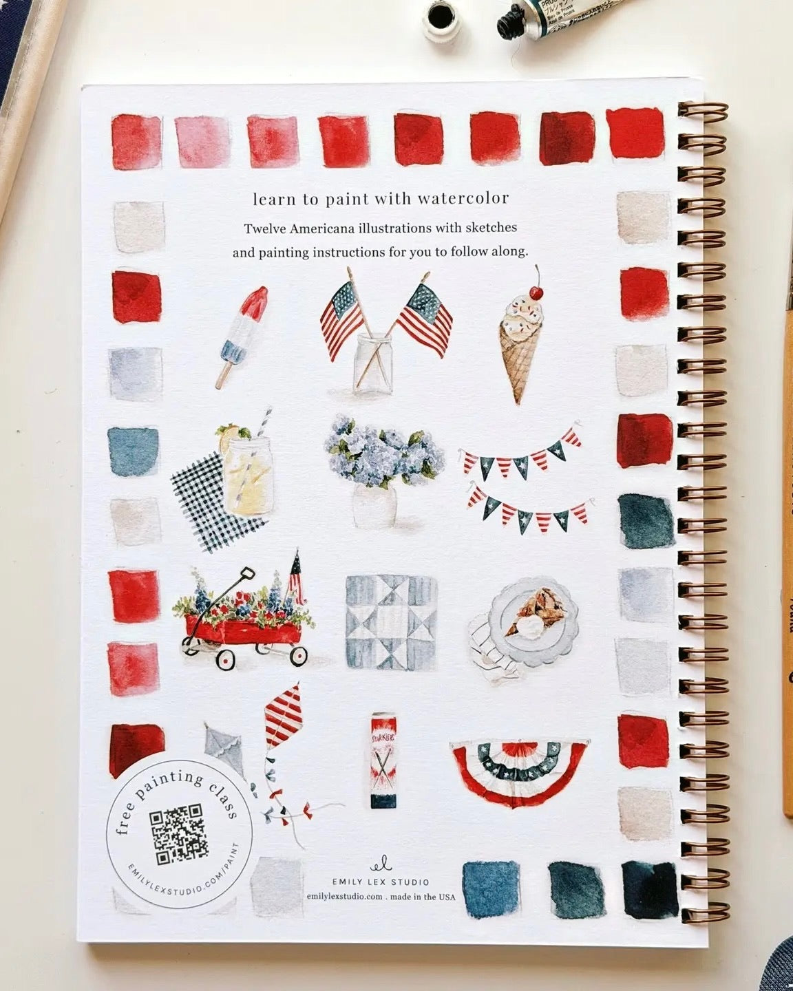 Americana Watercolor Workbook
