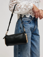 Luciana Shoulder bag in black, Ardor Boutique. 