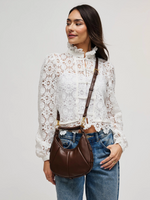 Mcarthy small handbag in brown, Ardor Boutique.