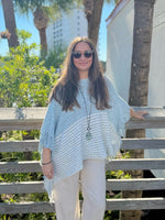 Jasper artisan pendant necklace styled in the Water and Woods collection