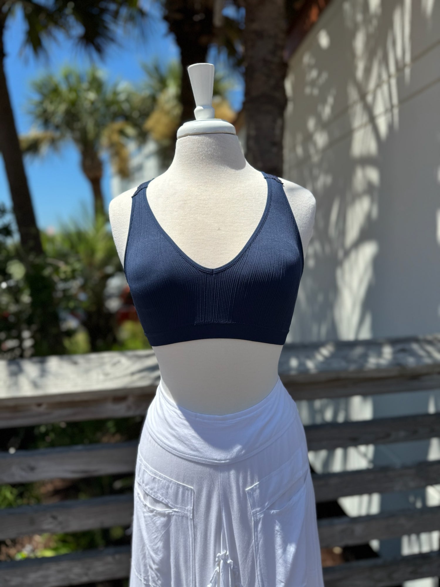 Kira Bralette in Navy