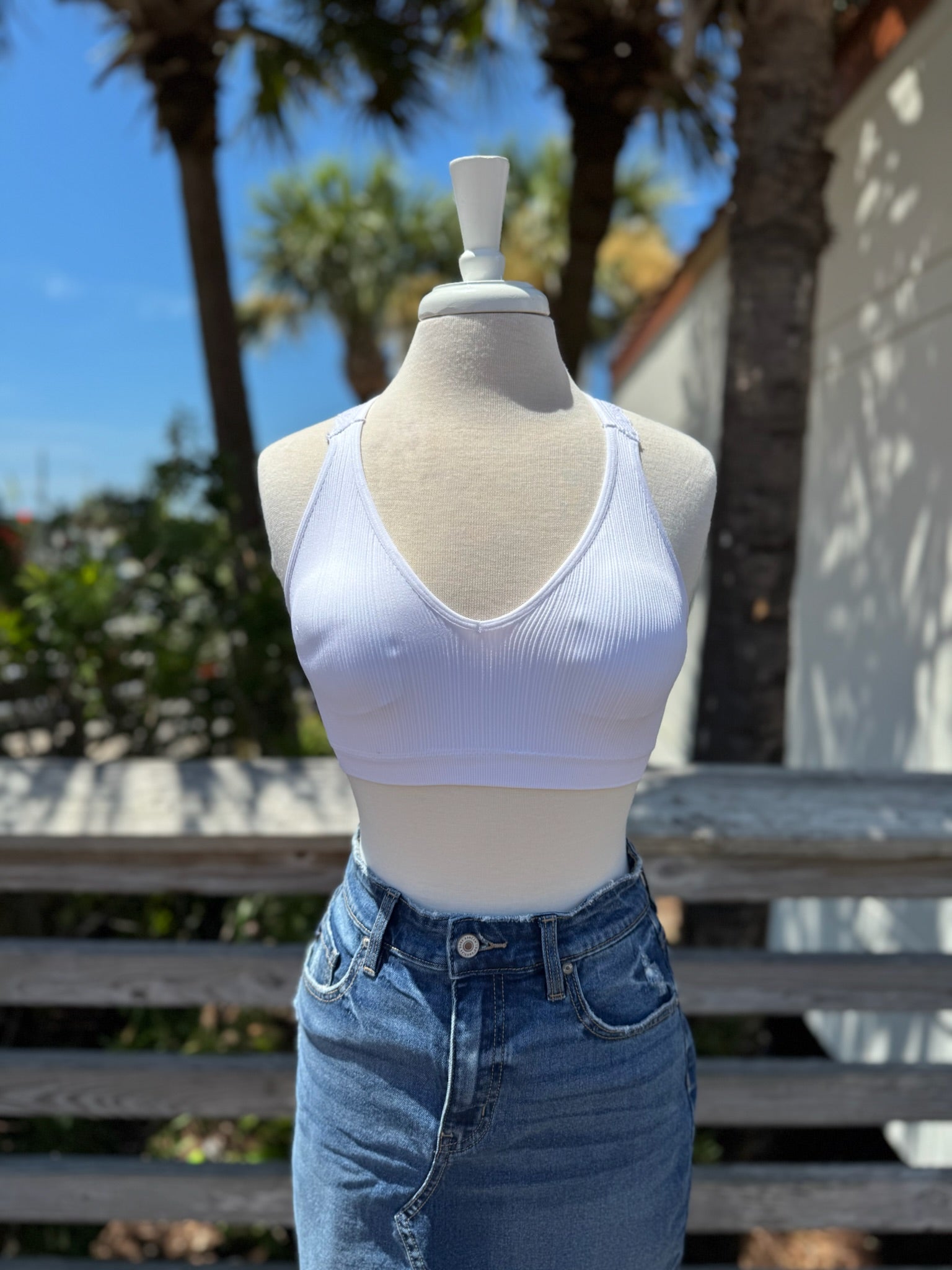 Kira Bralette in White