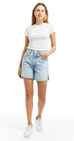 Lila High Rise Mom Short