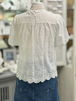 Lucy Top in White back
