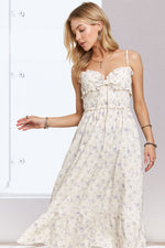 Purple Floral Dress
