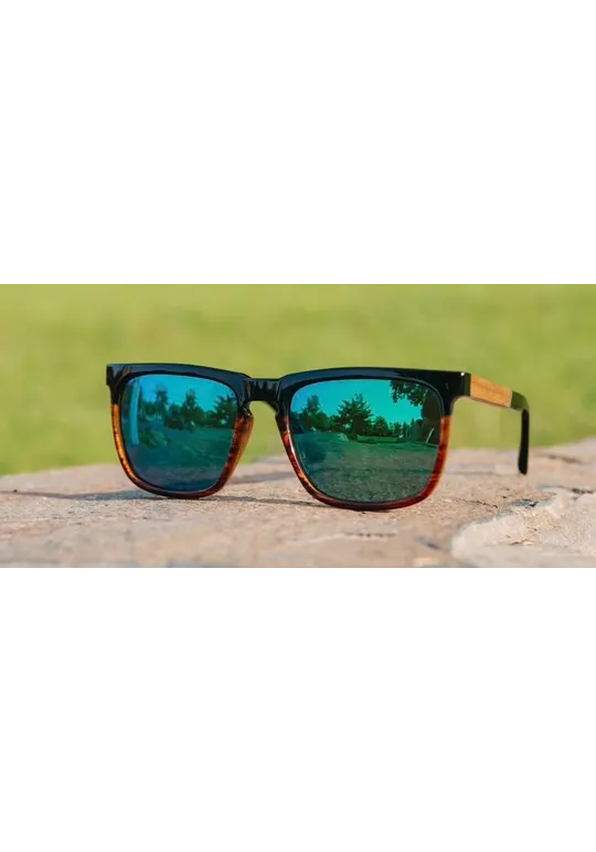 Ridge Black Tortoise/HD Plus Polarized Green Flash
