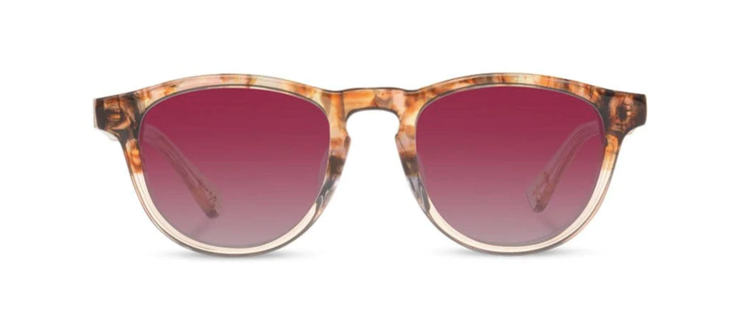 Francis Low Tide / Rose Flower Fade Polarized Sunglasses