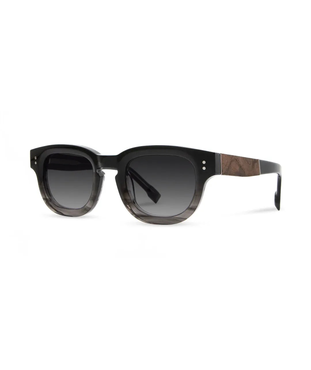 Shwood McKay Black Agate/Grey Fade Polarized