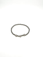 Sparkly Silver Beaded Bracelet