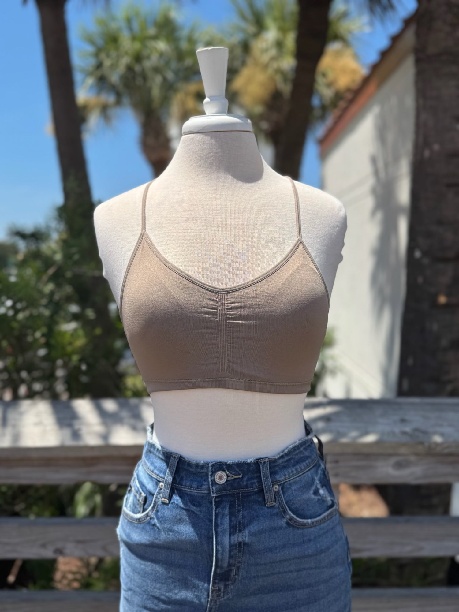 Tessa Bralette in Taupe