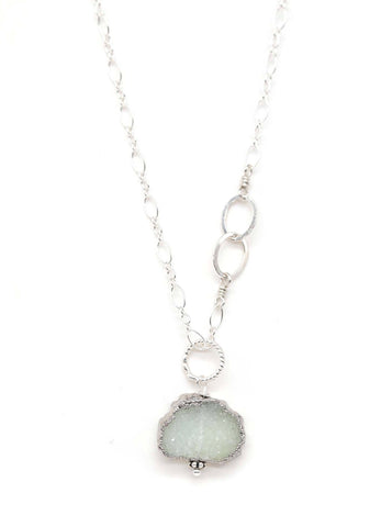 Cool Waters Druzy nh Necklace