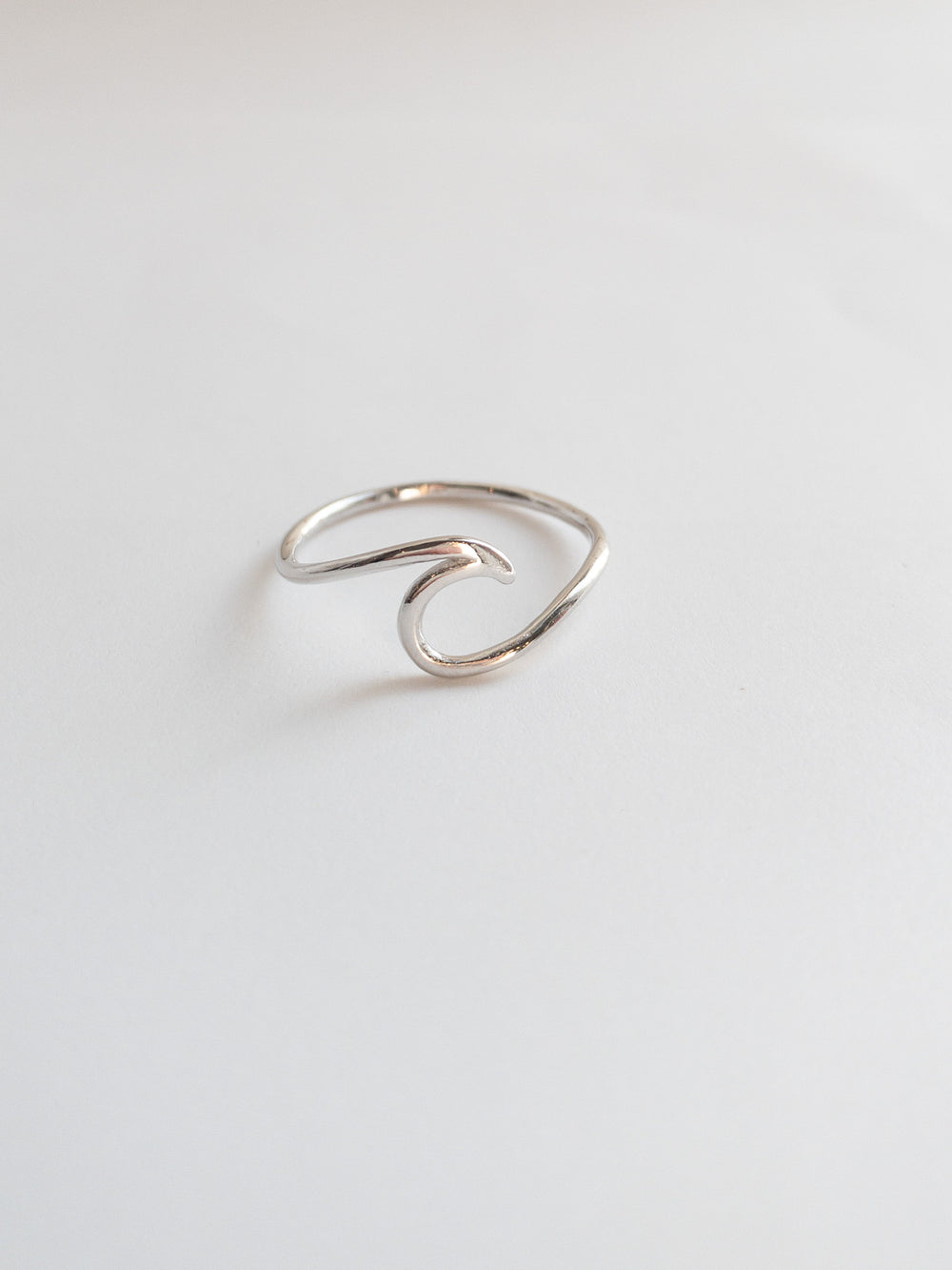 cresting wave ring- sterling silver 