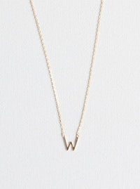 W letter Necklace